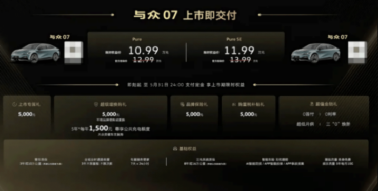 10.99万起买大众B级车,大众安徽与众07上市,性价比拉满!